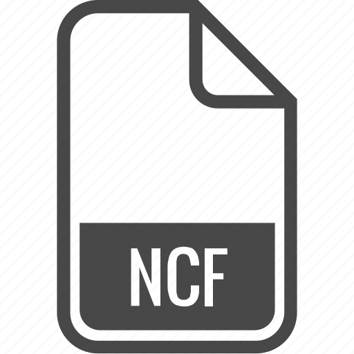 File, format, type, document, ncf icon - Download on Iconfinder
