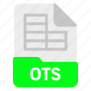 document, file, format, ots