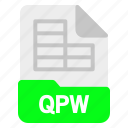 document, file, format, qpw