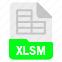 document, file, format, xlsm