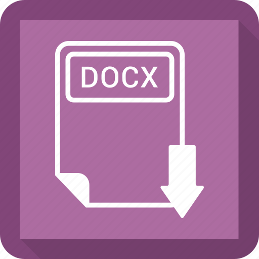 Document, docx, extension, file, format, paper, type icon - Download on Iconfinder