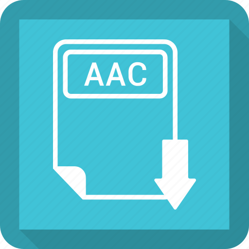 Aac, document, extension, file, format, paper, type icon - Download on Iconfinder