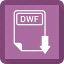 document, dwf, extension, file, format, paper, type