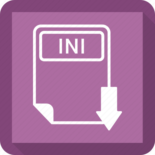 Document, extension, file, format, ini, paper, type icon - Download on Iconfinder