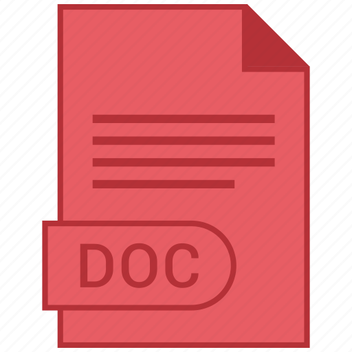 Doc, document, extension, folder, format, paper icon - Download on Iconfinder