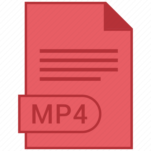 Document, extension, folder, format, mp4, paper icon - Download on Iconfinder