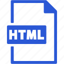 file, format, html, document, extension