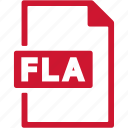 file, fla, format, document, extension