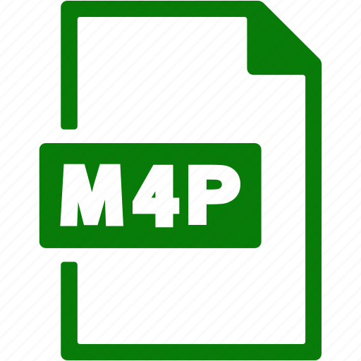 File, format, m4p, document, extension icon - Download on Iconfinder