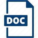 doc, file, format, document, extension