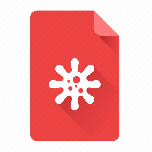 Document, file, format, infected, quarantine, virus icon - Download on Iconfinder