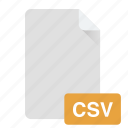 csv, document, file, format