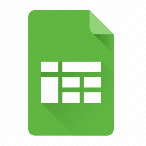 Document, excel, file, form, format, table, xls icon - Download on Iconfinder