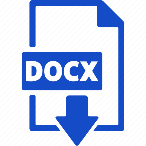 Docx, file, format, document, download, extension icon - Download on Iconfinder