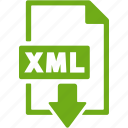 file, format, xml, document, download, extension