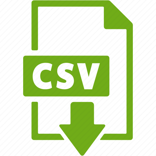Csv, file, format, document, download, extension icon - Download on Iconfinder