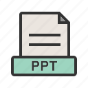 file, information, ppt, presentation, template, white