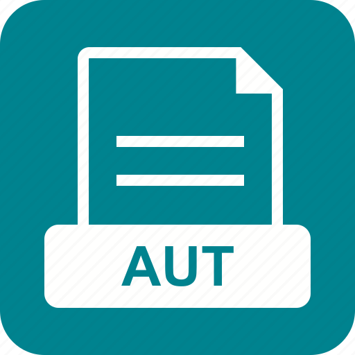 Aut, document, file, file extension, file type, format icon - Download on Iconfinder