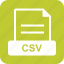 csv, data, document, extension, file, sign 