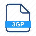 3gp, file, document, documents, extension, format