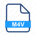 file, m4v, document, documents, extension, format
