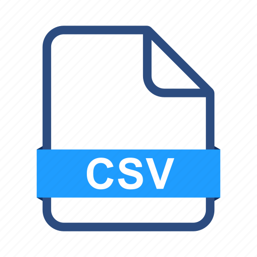Csv, file, extension, file format icon - Download on Iconfinder