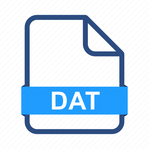 Dat, file, document, documents, extension, files, format icon - Download on Iconfinder