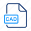 cad, extensiom, file, file format 