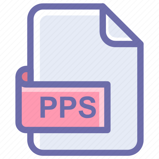 File, file format, power point, pps icon - Download on Iconfinder