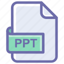 document, file, file format, power point, ppt