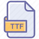 file, file format, font, true type, ttf