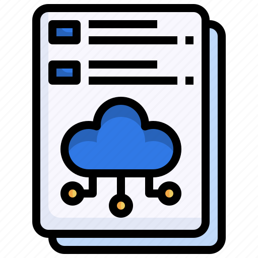 Cloud, computing, archive, file, document, management icon - Download on Iconfinder