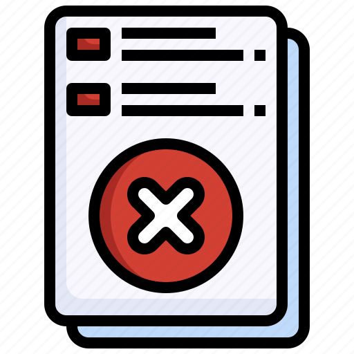 Delete, paperwork, file, management, document icon - Download on Iconfinder