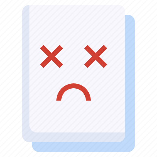 Error, paper, document, file, archive icon - Download on Iconfinder