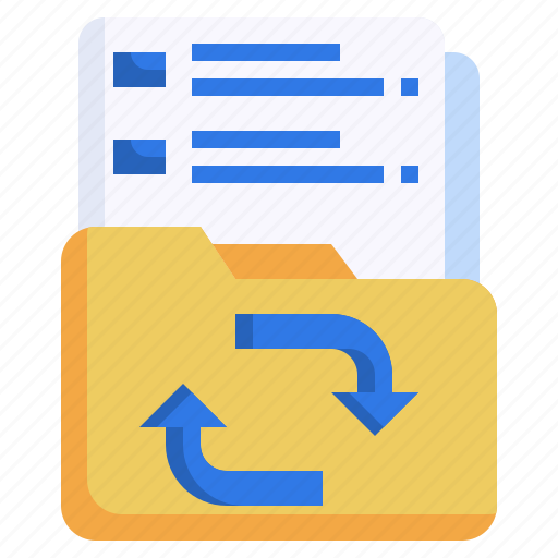 Exchange, file, folder, archive, document icon - Download on Iconfinder