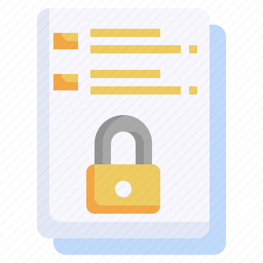 Key, lock, security, read, only, document icon - Download on Iconfinder