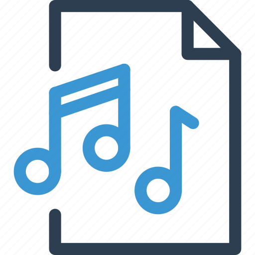 File, format, list, melody, music, song, type icon - Download on Iconfinder