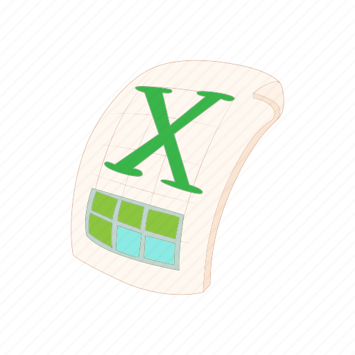 Cartoon, doc, document, file, page, x, xls icon - Download on Iconfinder