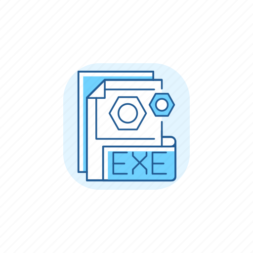 Exe file, format, executable, extension icon - Download on Iconfinder