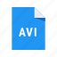 avi, extension, file, format, video 