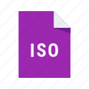 iso, extension, file, image