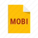 mobi, ebook, file, format, extension