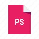 ps, extension, file, format