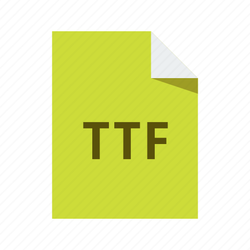 Ttf, file, font, format icon - Download on Iconfinder