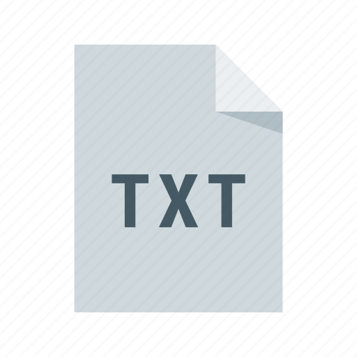 Txt, document, extension, file, text icon - Download on Iconfinder