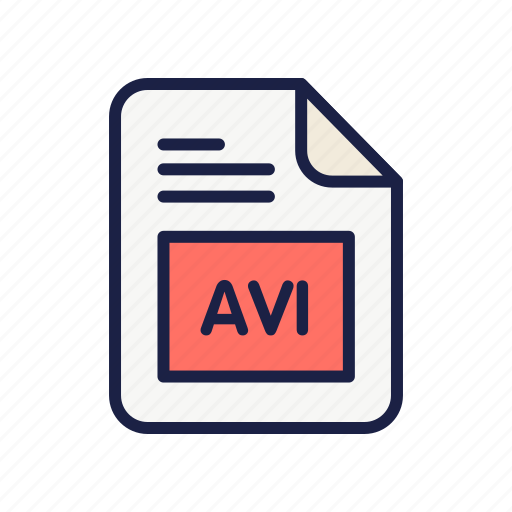 Avi, document, extension, file, type, video icon - Download on Iconfinder