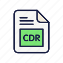 cdr, document, extension, file, type, vector file