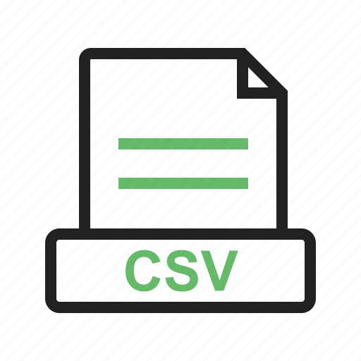 Csv, data, document, extension, file, sign icon - Download on Iconfinder