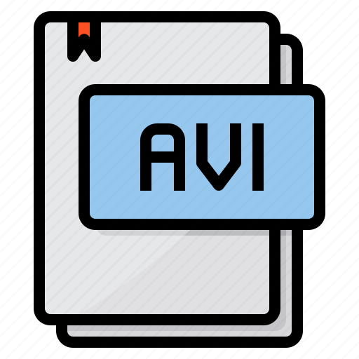 Avi, document, file, file type, paper icon - Download on Iconfinder