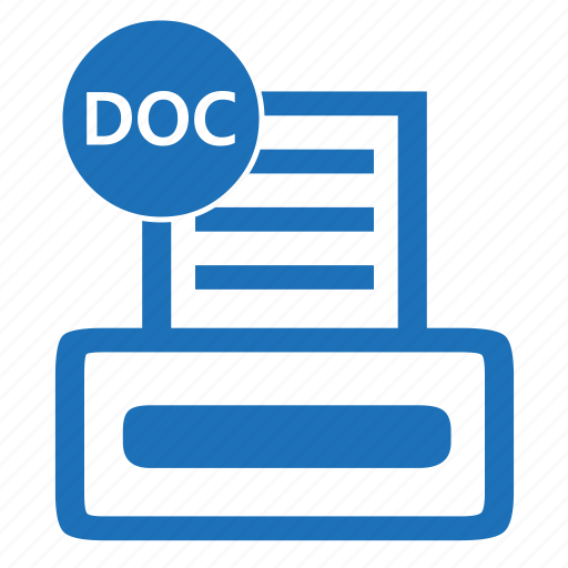 Doc, file, format, text, word, documents, paper icon - Download on Iconfinder